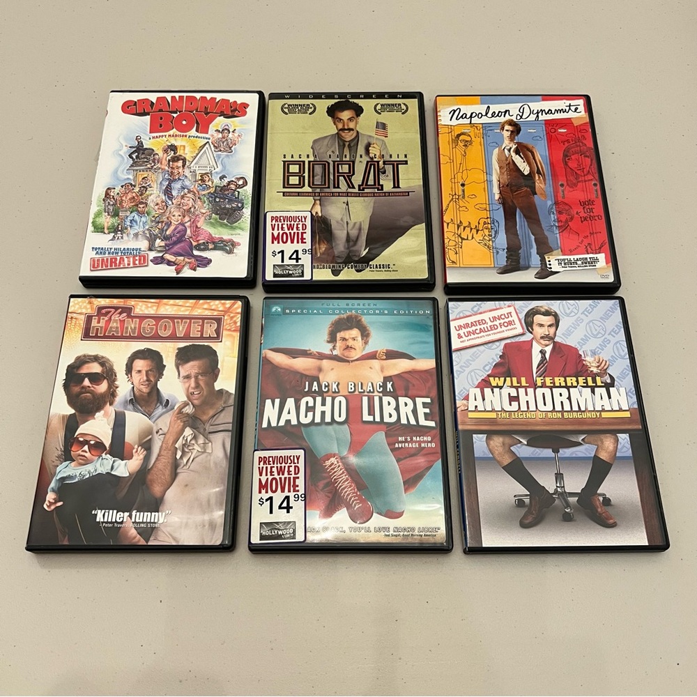 6 Movies Raunchy Comedy DVD Bundle